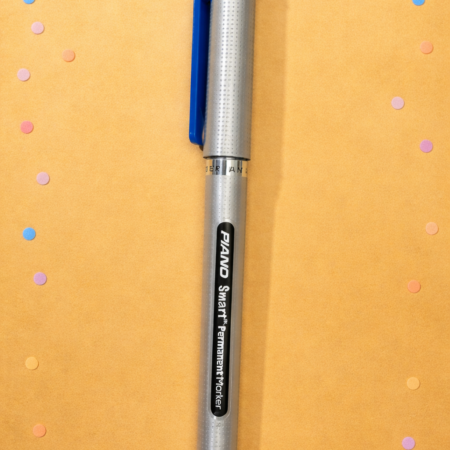 Piano Smart Permanent Marker – Blue Ink, Smooth & Long-Lasting