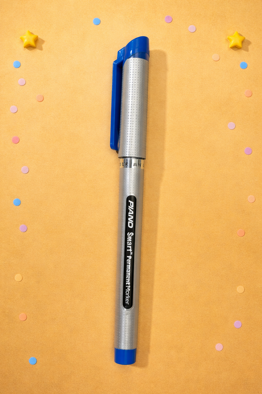 Piano Smart Permanent Marker – Blue Ink, Smooth & Long-Lasting