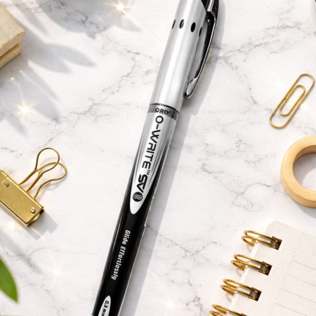 O-Write SV8 Ball Pen – Black Ink, Smooth & Effortless Writing