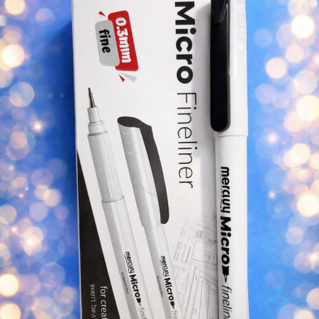 Mercury Micro Fineliner Pen 0.3mm – Fine Tip Precision Drawing & Writing Pen