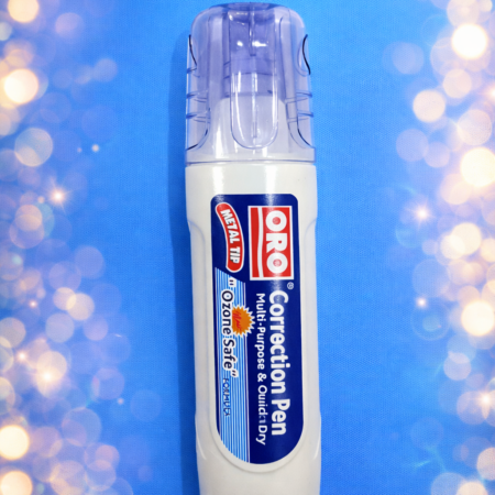 ORO Correction Pen with Metal Tip – Quick Dry Smooth White Ink