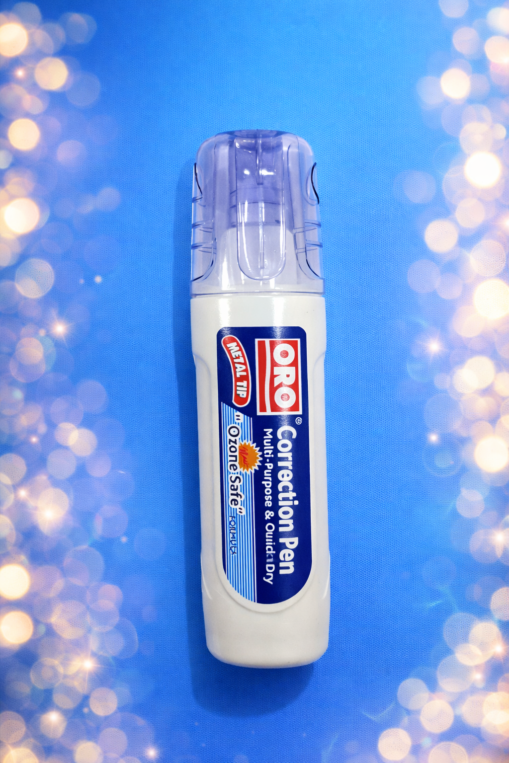 ORO Correction Pen with Metal Tip – Quick Dry Smooth White Ink