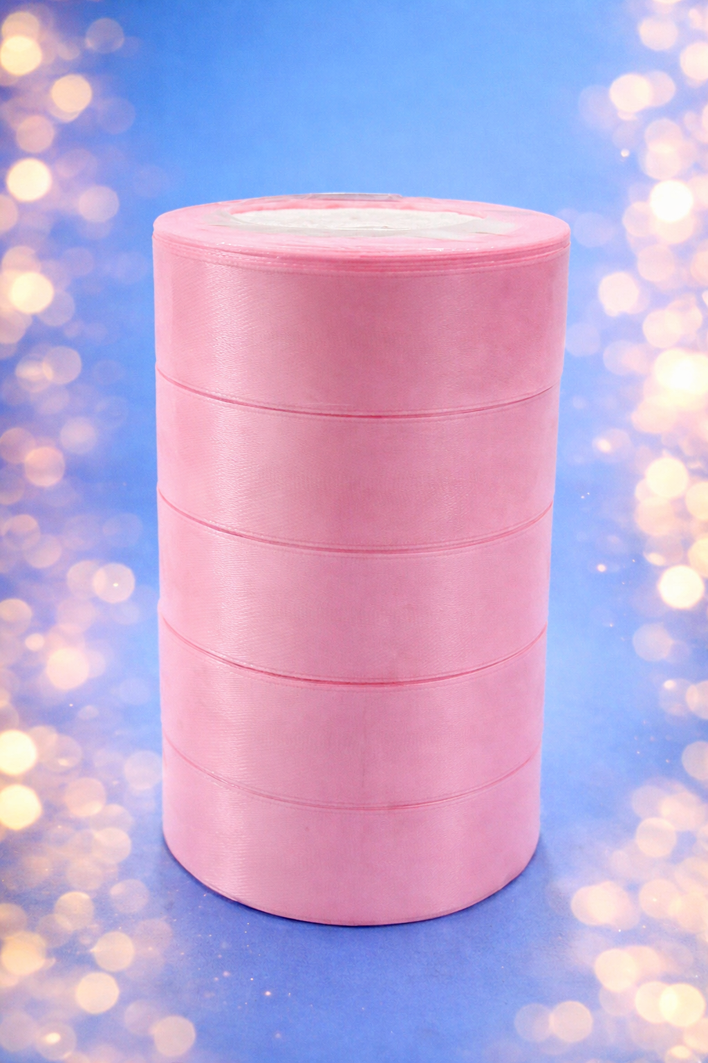 Pink Satin Ribbon Roll – Smooth Decorative Craft & Gift Ribbon