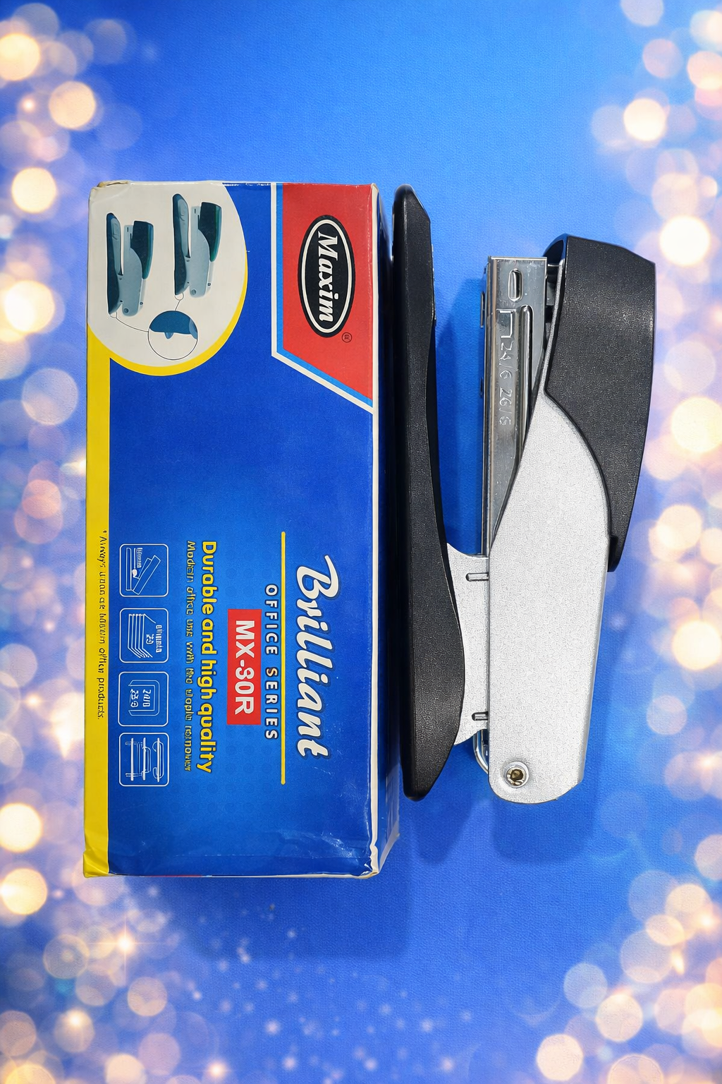 Maxim Brilliant MX-30R Stapler – Heavy Duty Office Stapler