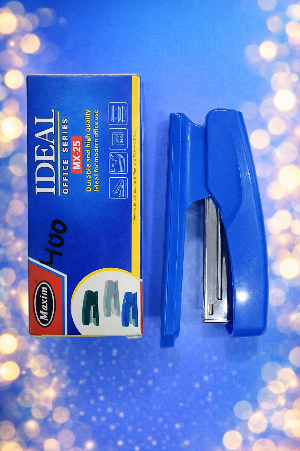 Maxim Ideal MX-25 Heavy Duty Office Stapler – Durable Stapler for Office, School & Home Use