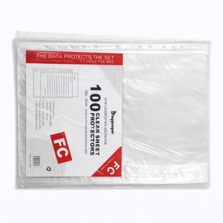 A4 Clear Sheet Protectors – Transparent File Sleeves for Binders