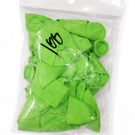 Green Latex Balloons – Party Decoration Balloons (Bright Green)