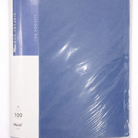 isplay Book 100 Pockets FC Size | Transparent Sheet Display File for Office & School