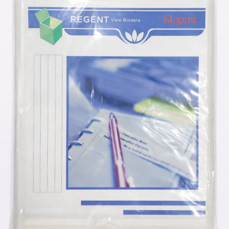 Elegant Clear View Binder File Folder – A4 Size Plastic Document Binder