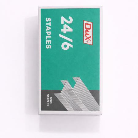 Dux 24/6 Staples | Standard Size Staple Pins for Office & School Use (1000 Staples)
