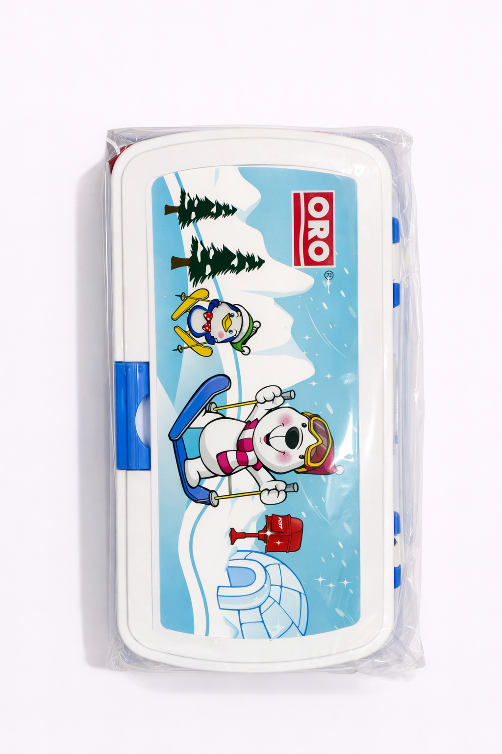ORO Kids Cartoon Pencil Box – Hard Plastic Multipurpose Stationery Box