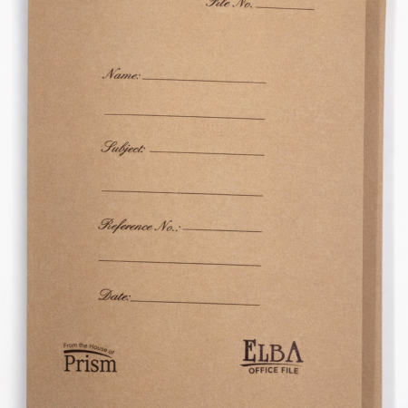 ELBA Office File by Prism – Brown Cardboard Document File Folder