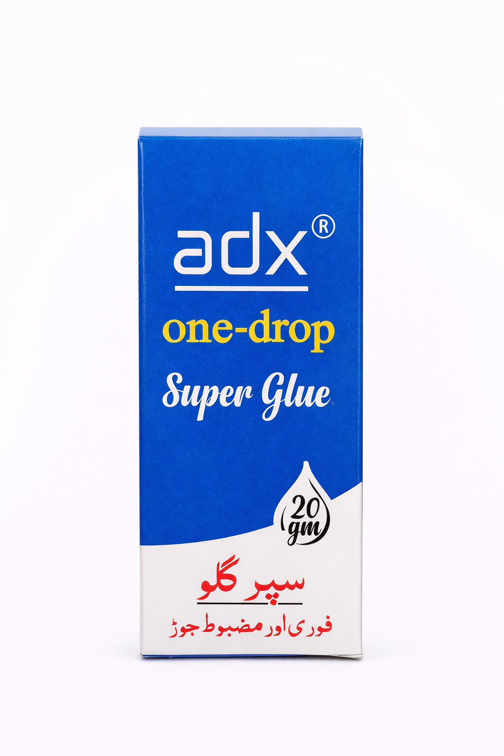 ADX One-Drop Super Glue 20g – Fast Dry Instant Adhesive