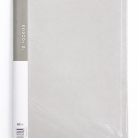 A4 Display Book 40 Pockets – Transparent Sheet Presentation File