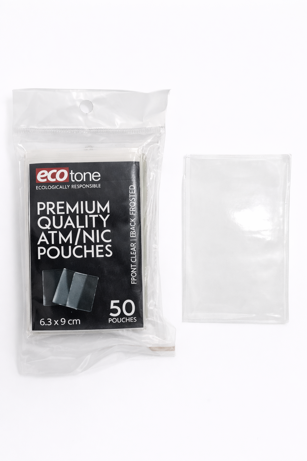 ATM / NIC Card Transparent Pouch – Premium Quality Plastic Card Holder