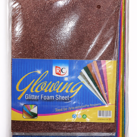 glitter Foam Sheet – Premium Craft Foam Sheets (Available in Multiple Colors)