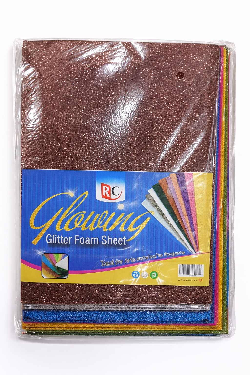 glitter Foam Sheet – Premium Craft Foam Sheets (Available in Multiple Colors)