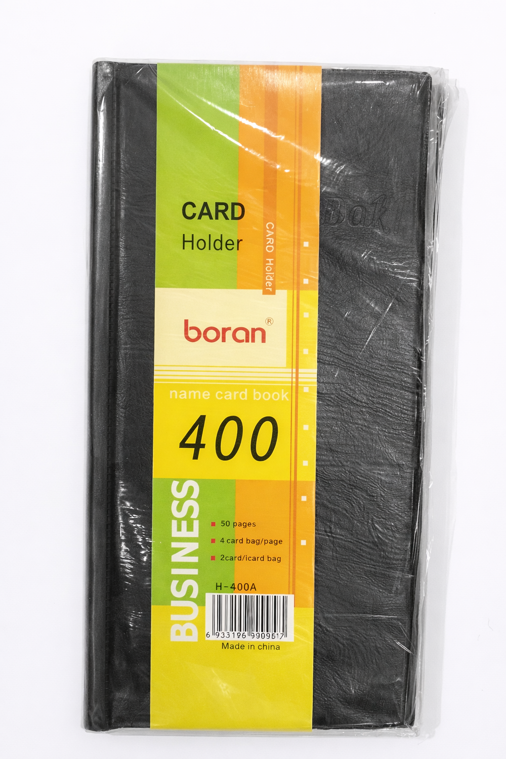Boran Business Card Holder Book – 400 Cards Capacity Name Card Organizer