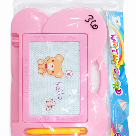 Heart Shape Kids Magnetic Writing & Drawing Board – Reusable Learning Board