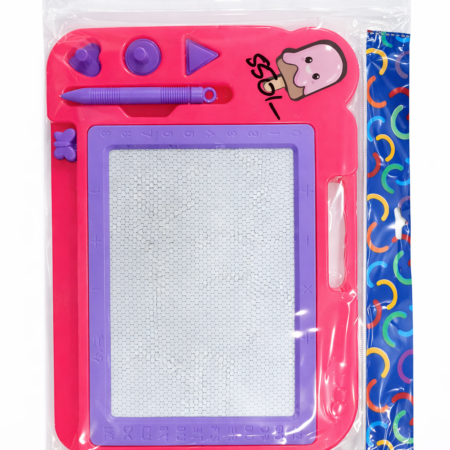 Kids Magnetic Writing & Drawing Board with Shapes – Reusable Learning Board