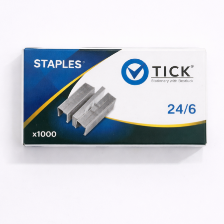 Tick 24/6 Staples – 1000 Count Heavy Duty Office Staples