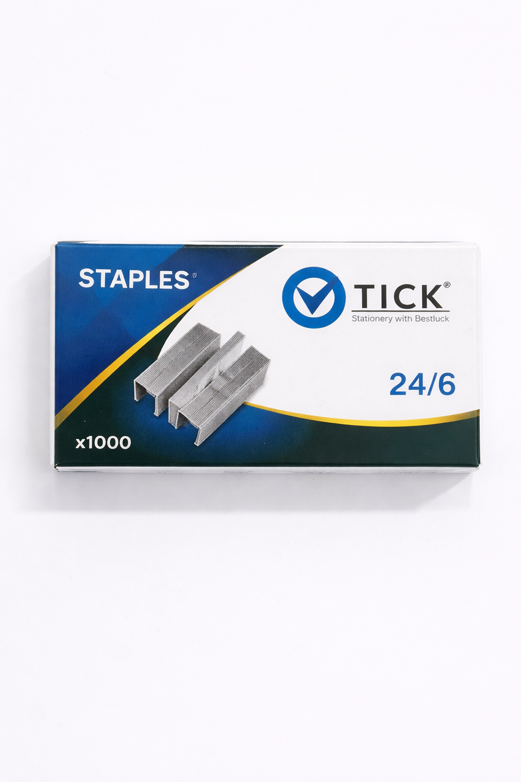 Tick 24/6 Staples – 1000 Count Heavy Duty Office Staples