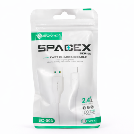 SOVO SPACEX Series Type-C Fast Charging Cable 2.4A β 1 Meter | SC-003