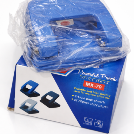 MX-70 Powerful Office Paper Punch – 2 Hole Heavy Duty Punch Machine