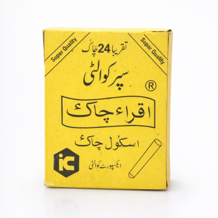 Iqra School Chalk – Super Quality White Chalk (24 Pieces Pack)