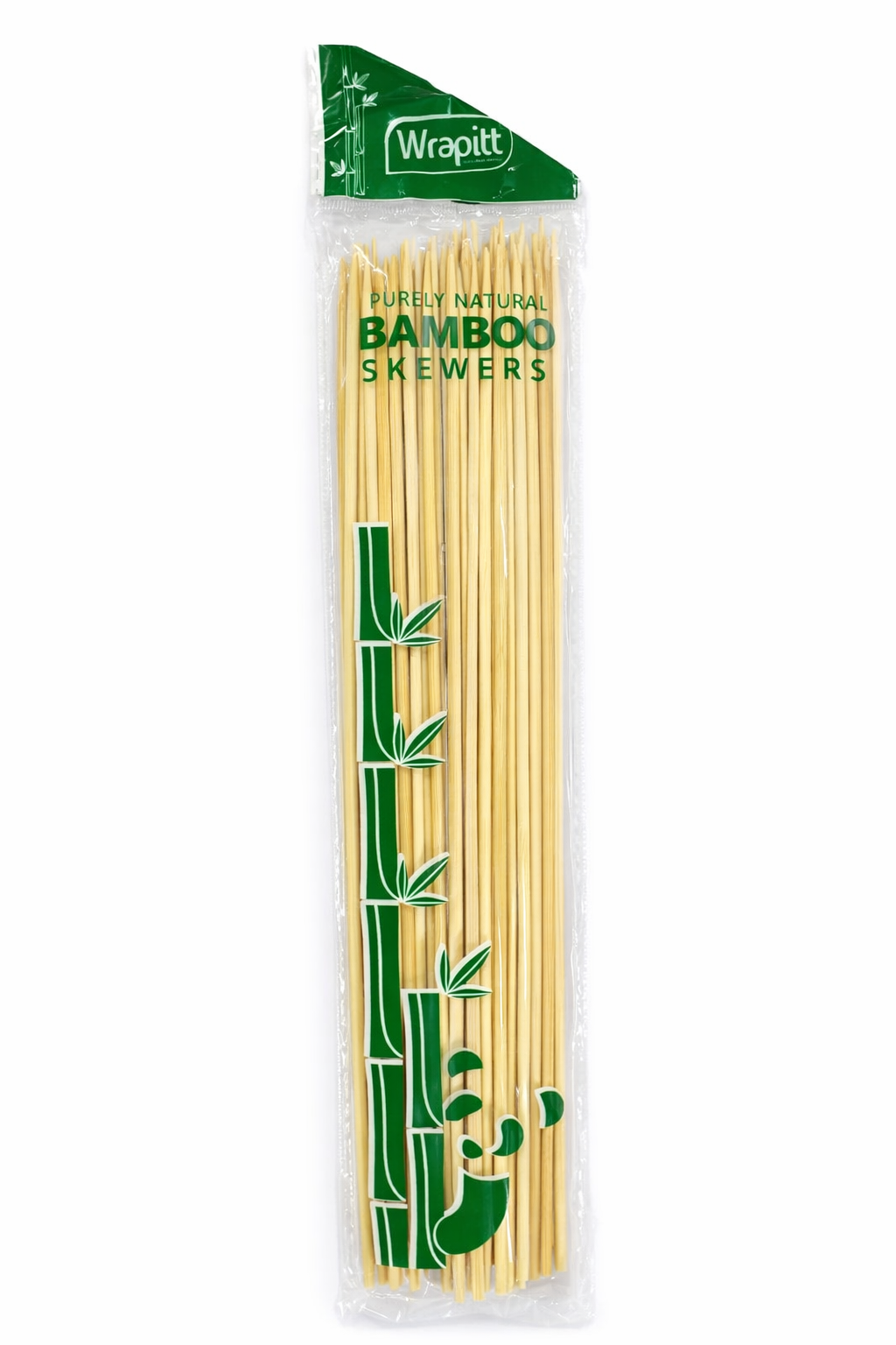Wrapitt Natural Bamboo Skewers – Food & BBQ Wooden Sticks