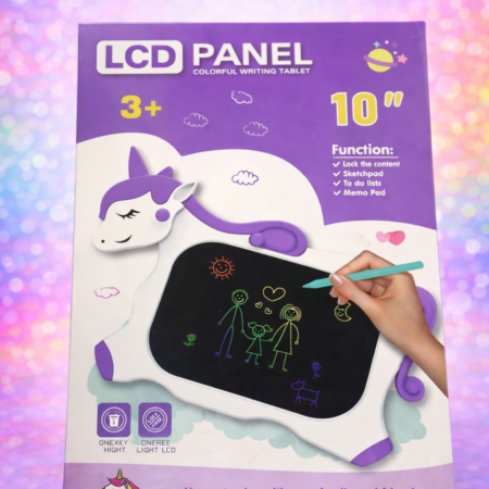 Unicorn Shape 10 Inch LCD Writing & Drawing Tablet for Kids