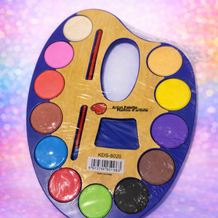 Artist Palette Watercolor Paint Set with Brush