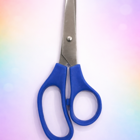 Office & School Stainless Steel Scissor – Blue Handle