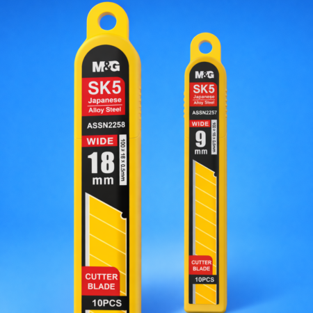 M&G SK5 Japanese Alloy Steel Cutter Blades – 9mm & 18mm Wide Replacement Blades
