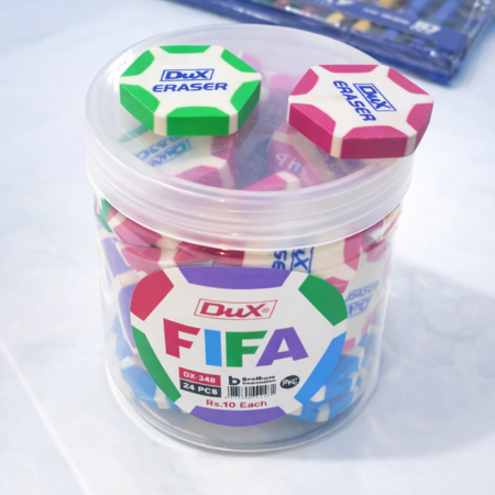 Dux FIFA Eraser – Premium Soft Rubber Eraser for Clean & Smooth Erasing
