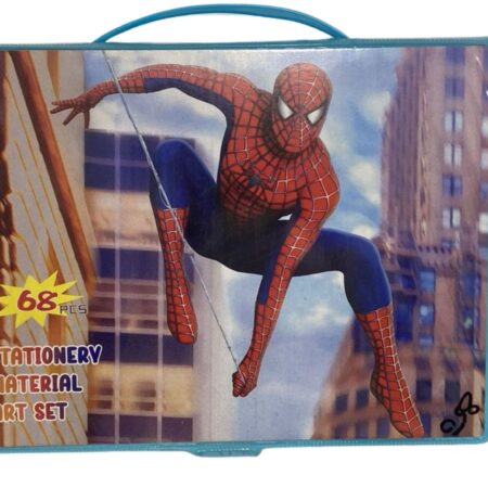 Spider-Man Stationery Material Art Set β 68 Pieces (Kids Art Kit with Carry Case)