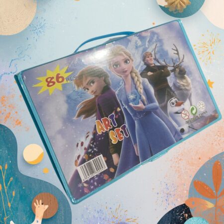 Frozen Theme 86 Piece Art & Coloring Set for Kids