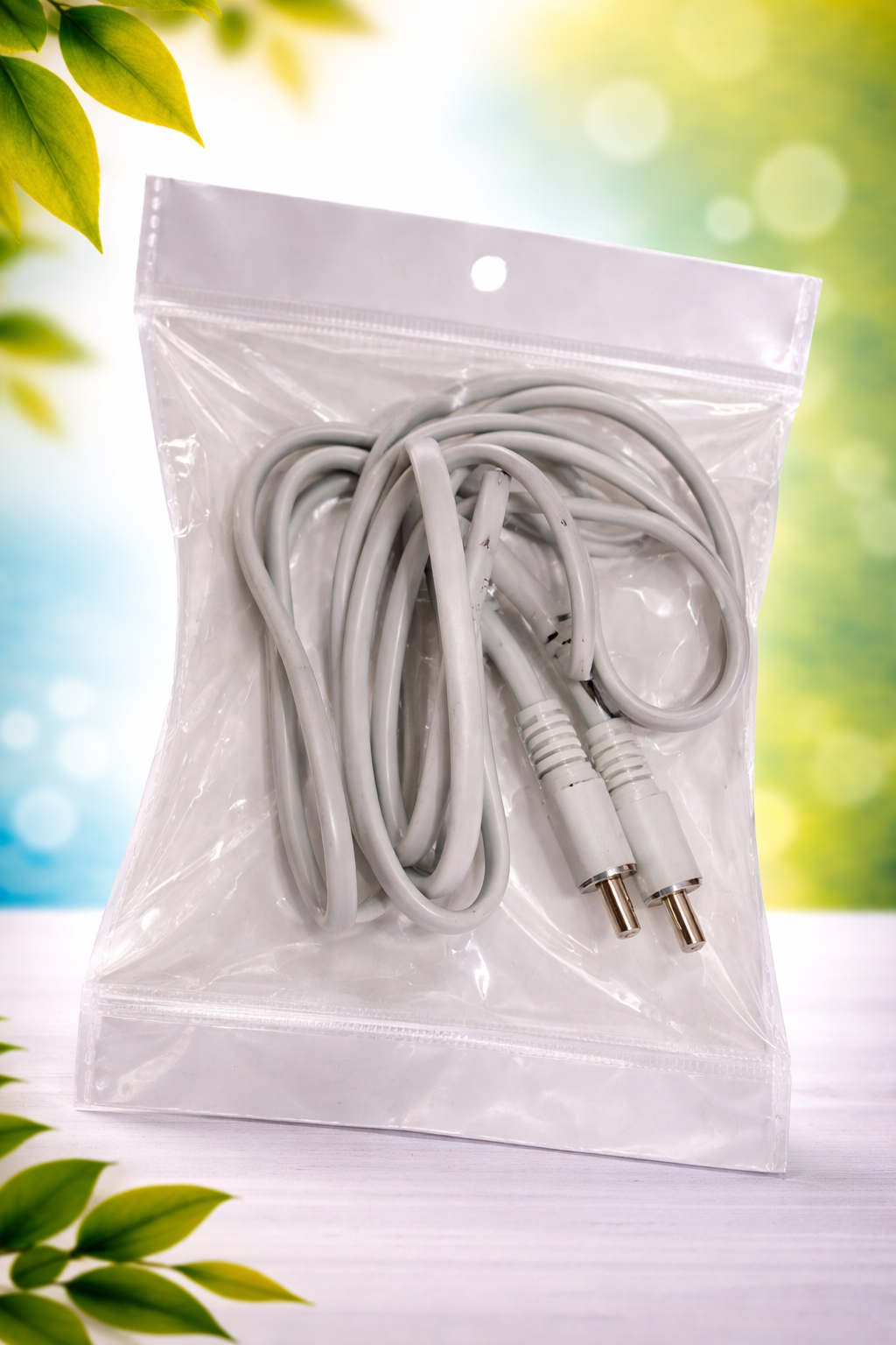 RCA Male to Male Audio Cable (White)