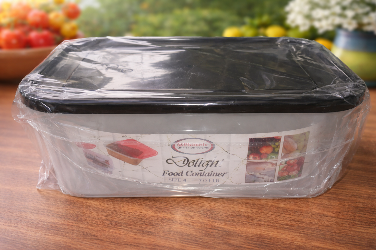 Phoenix Delight Large Food Storage Container – 7L Plastic Kitchen Storage Box with Lid