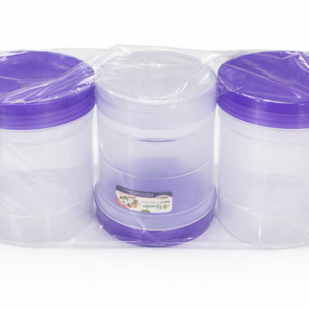 Plastic Kitchen Storage Jar Set β Airtight Food Storage Containers