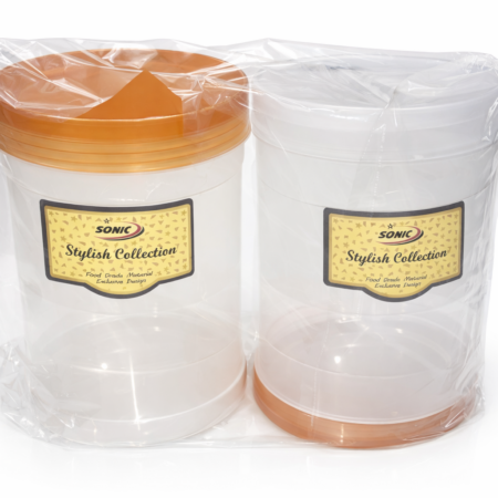 Sonic Stylish Collection Kitchen Storage Jar β Airtight Plastic Food Container (Single Piece)