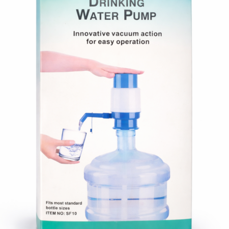 Manual Drinking Water Pump – Portable Bottle Dispenser (Fits Standard Bottles)