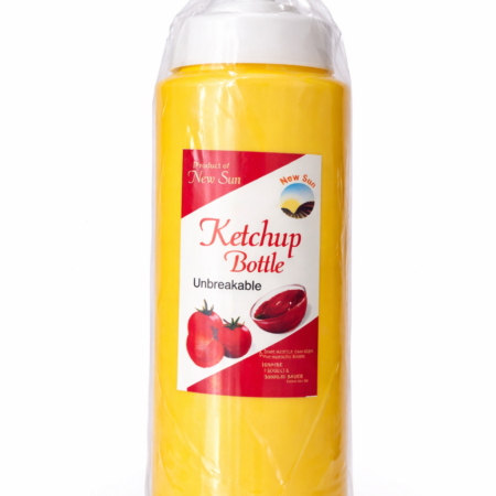 Squeeze Ketchup Bottle – Unbreakable Plastic Sauce Dispenser (Multipurpose)