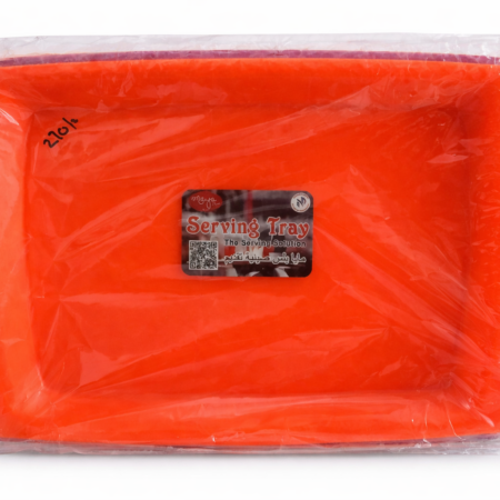 Premium Red Plastic Serving Tray – Multi-Purpose Kitchen & Home Tray