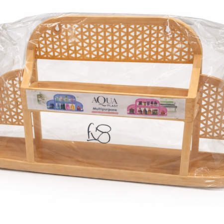 Multipurpose Plastic Kitchen Organizer Rack | Countertop Storage Shelf