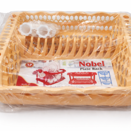 Plastic Plate Rack | Kitchen Dish Drying Rack with Cutlery Holder