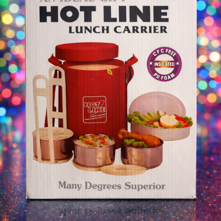 Hot Line Insulated Lunch Carrier | Stainless Steel Tiffin Lunch Box