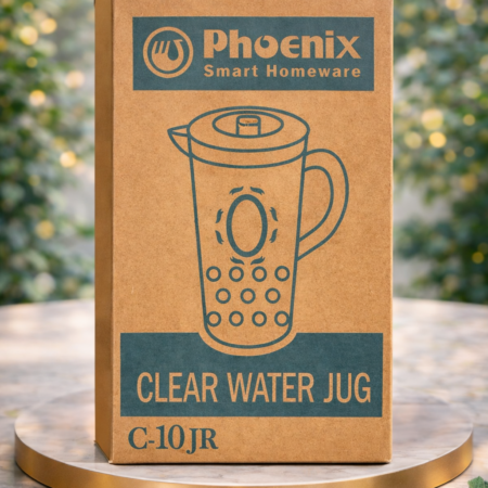 Phoenix Smart Homeware Clear Water Jug C-10JR | Transparent Drinking Pitcher
