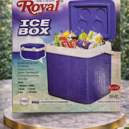 Royal Ice Box 104L – Large Insulated Cooler Box for Camping, Picnic & Travel