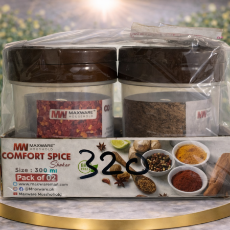 Maxware Comfort Spice Shaker 300ml β Pack of 2 Kitchen Spice Containers
